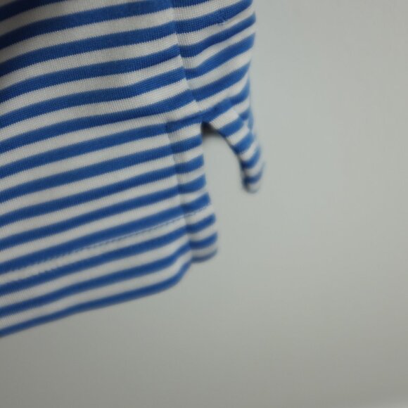 Under Armour Heatgear Regular coldblack blue Striped Polo Shirt Blue Men's M - Picture 6 of 8